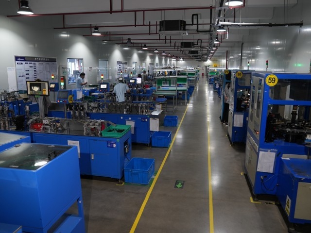 SCED ELECTRONICS CO., LTD. ligne de production en usine