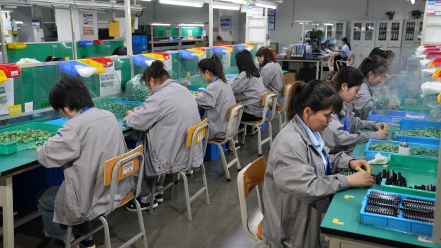 SCED ELECTRONICS CO., LTD. ligne de production en usine