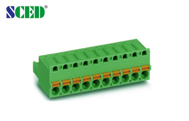 Lancement électrique en laiton de TB de logement en plastique 5.08mm 300V 18A