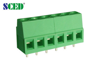 laiton 300V 2-28 Polonais du vert PA66 des connecteurs 10A de TB de carte PCB de 5.0mm