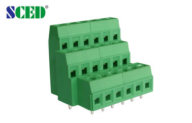 Le triple nivelle le TB de vis de bâti de carte PCB soulevant le laiton de lancement de la série 5.08mm