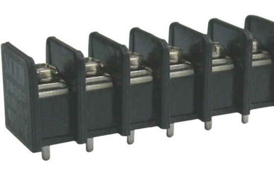 TB noirs en laiton de la carte PCB UL94-V0 20A/lancement vis 9.525mm de 300V M4