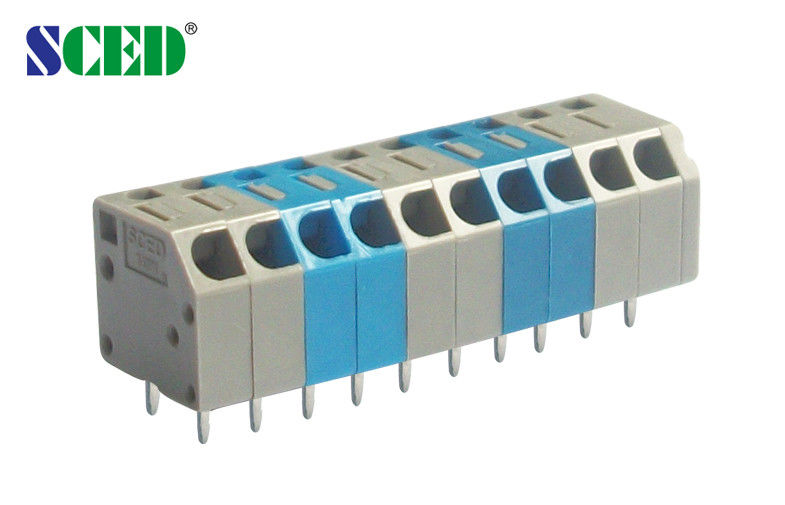 Type lancement 3.50mm 300v 2P-28P de ressort d'admission de fil de 45 degrés de TB