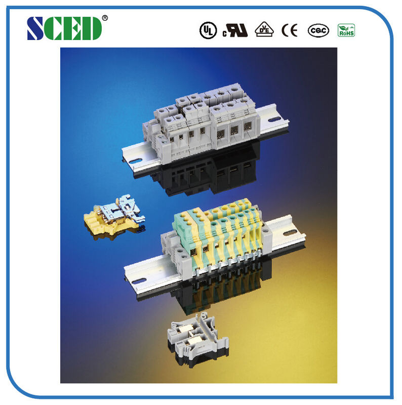 6mm2 A.W.G. 30-10 du TB 600V 30A de bâti de rail de la largeur 6.2mm