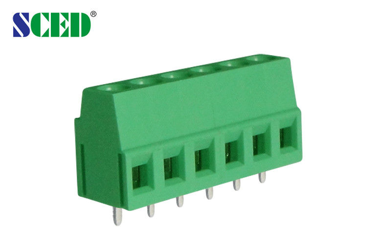 Lancement simple des Polonais 5.08mm du bornier M3 2-24 de carte PCB de la plate-forme 300V 10A