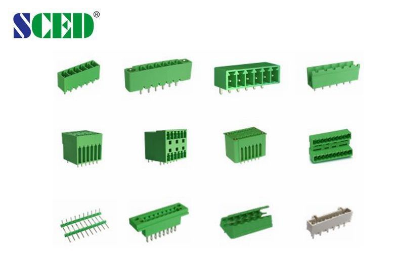 verticale masculine que l'on peut brancher de prises du lancement 3.81mm de TB de 300V 8A