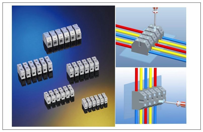 Alimentation 50A terminale de cuivre par le lancement 13.5mm de connecteur 2-16 Polonais