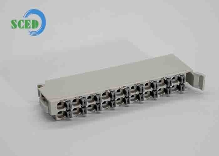 Connecteur de bloc de borne rechargeable féminin 7,6 mm de hauteur 150V 8A 2*9 pôles PA66