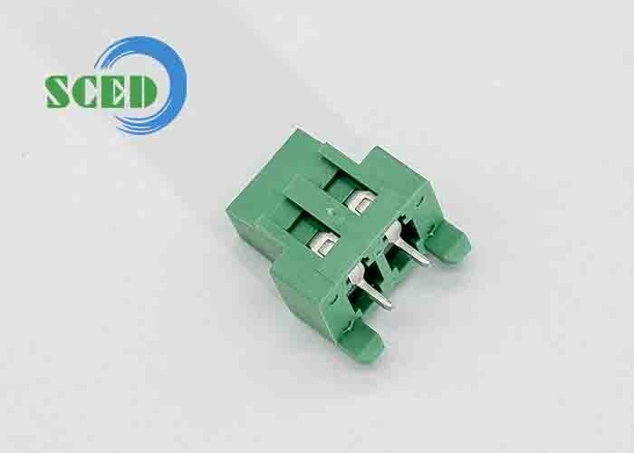 300V 10A M3 vis 12-26 AWG connecteur de bloc terminal PA66 Matériau isolant Vert 5.08mm d'espacement