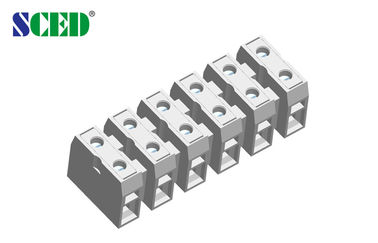600 bloc gris de connecteur de terminal de vis de V 30A 12.00mm/distribution d'énergie