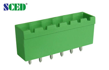 Lancez 5.08mm branchent la pièce masculine en plastique verte du connecteur 2-24 Polonais de TB