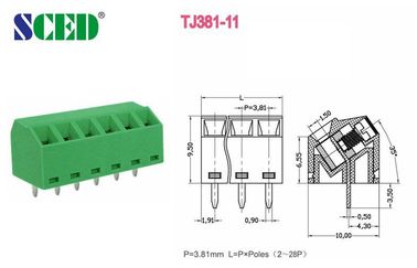 Reliez vite A.W.G. 16-24 45 Pin du TB 2 de vis de degré - 28 la borne 3.81mm