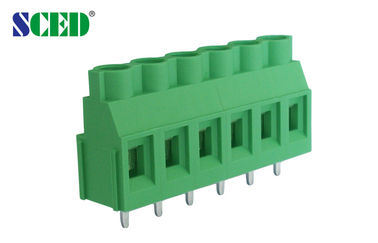 Lancement M3 300V 30A PA66 du TB de vis de carte PCB en laiton de la classe UL94-V0 7.62mm
