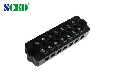 7 Polonais la vis M3 en laiton d'A.W.G. branchent de TB de connecteur 300V/20A noir 12-16