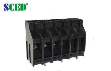 A.W.G. noir du lancement 30A UL94-V0 30A 10-22 du TB 6.35mm de vis de carte PCB