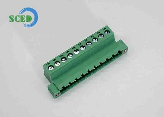 Bloc de borne branchable Bloc de borne branchant femme prise de courant 5.08mm 300V 18A 2-20P Bloc de borne branchant