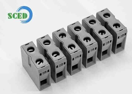 Borniers de rail DIN ZB6 Zack avec matériau de rail en acier d'aluminium et une longueur de dénudage de 10 x 0,4 mm pour le câblage