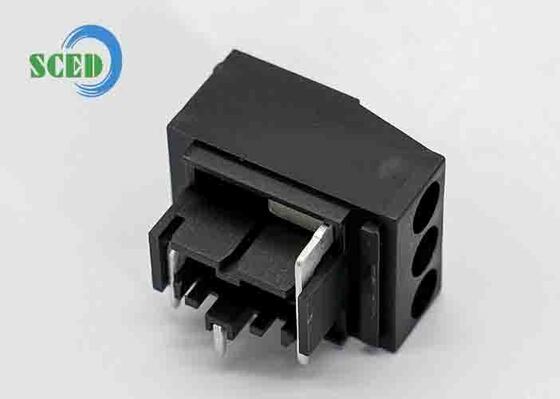 Bloc de bornes de circuits imprimés avec pôles 2P-24P, résistance à l'isolation de 1000 MΩ/min et montage à travers trou pour des connexions PCB sécurisées
