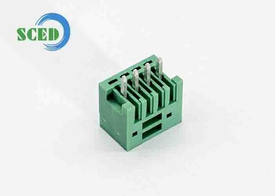 Bloc de bornes branchables avec pièces métalliques en laiton pour alimentation électrique de 150 V et courant nominal de 18 A
