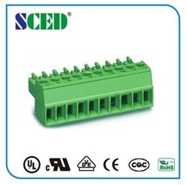Le type femelle carte PCB branchent le connecteur vert 5.08mm que l'on peut brancher du TB 3.81mm