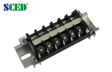 La carte PCB lambrissent le connecteur de terminal de vis de noir de PC du TB 11.50mm 600V 30A de bâti